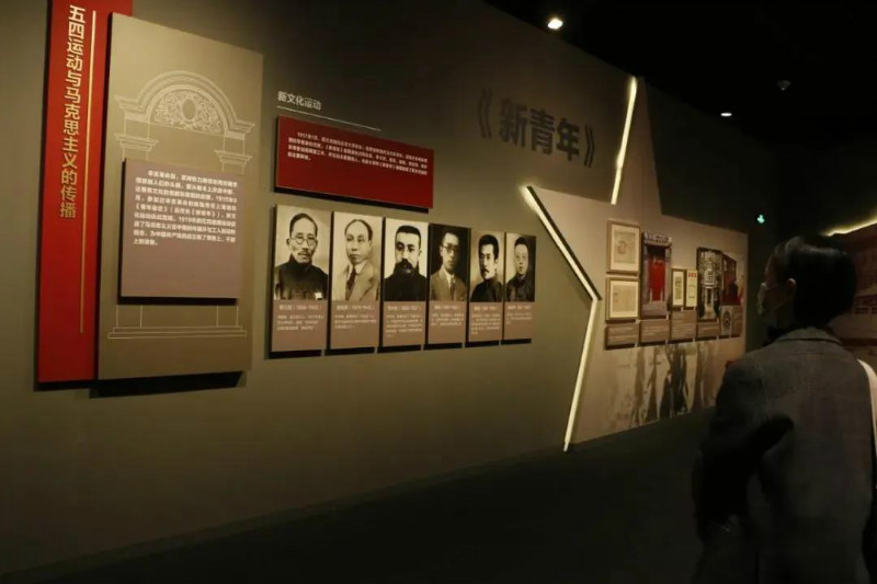 紅色黨建展廳丨建黨百年特展在首都博物館拉開(kāi)帷幕